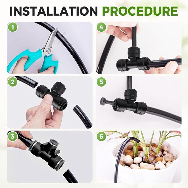 360° Curved Garden Automatic Irrigation System | Garten Bewässerungssystem | Hochbeet Bewässerung Tr