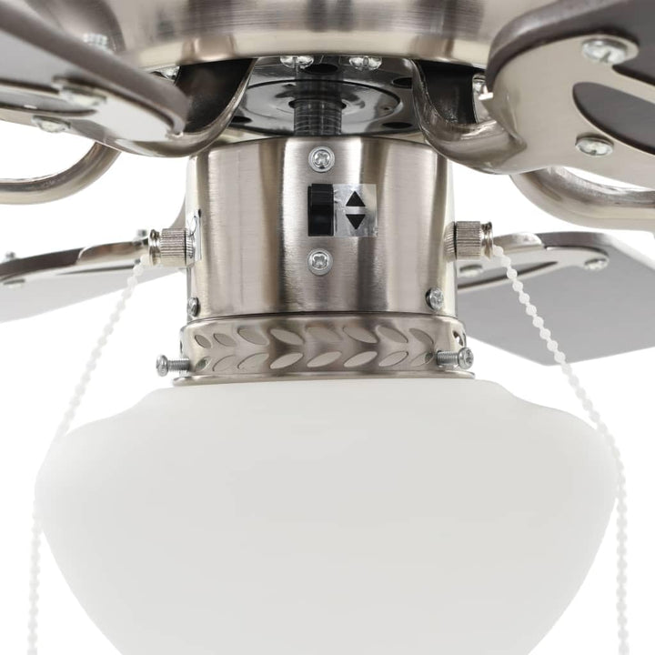 ACAGALA Deckenventilator mit Beleuchtung und Fernbedienung, Ø 82cm Ventilator Lampe Decke mit 5 Flüg