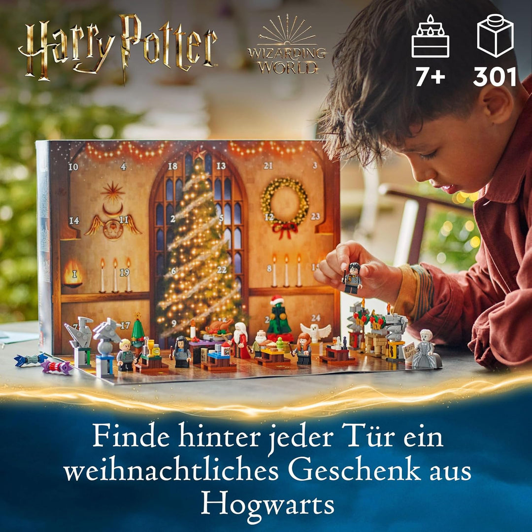 LEGO Harry Potter Adventskalender 2024, Hogwarts Fantasy-Spielzeuge für Kinder, Abenteuer-Spielset m