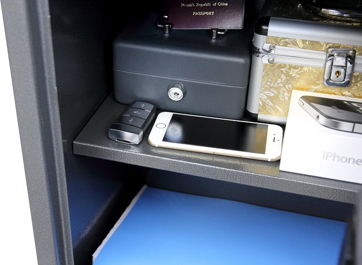 Phoenix Vela SS0802ED Deposit Home &amp; Office Safe mit elektronischem Codeschloss Graphit-Grau (klein)
