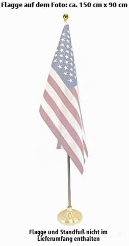 Flags Imp 2,4 m Aluminiumstange mit Kugel 8