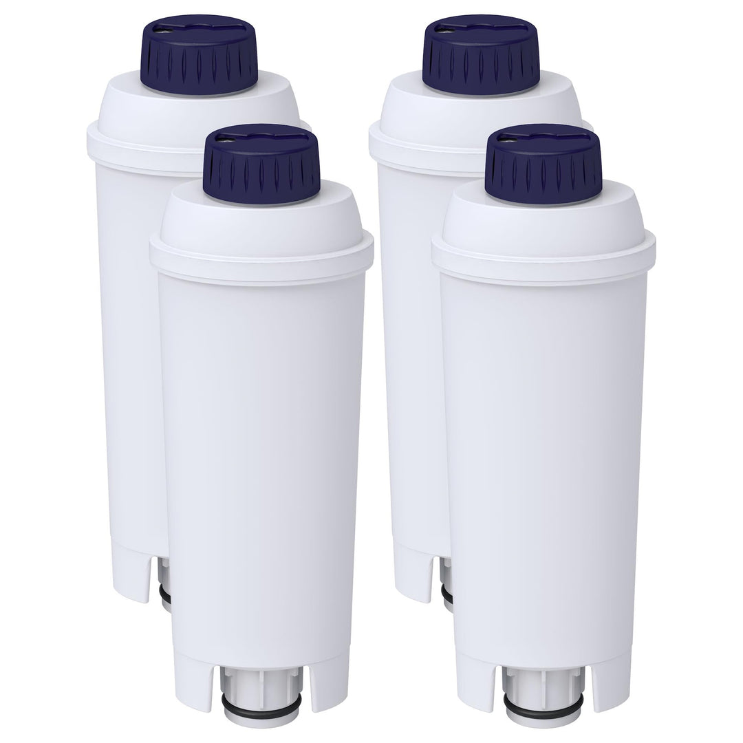 Set 4x Premium Wasserfilter kompatibel mit Delonghi Dedica EC685.M - 132106138, Dedica EC685.M - 132