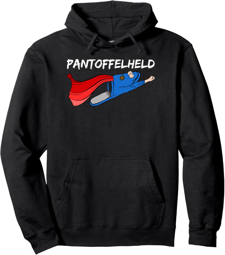 Pantoffelheld - Hausschuh held JGA unterm Pantoffeln stehen Pullover Hoodie