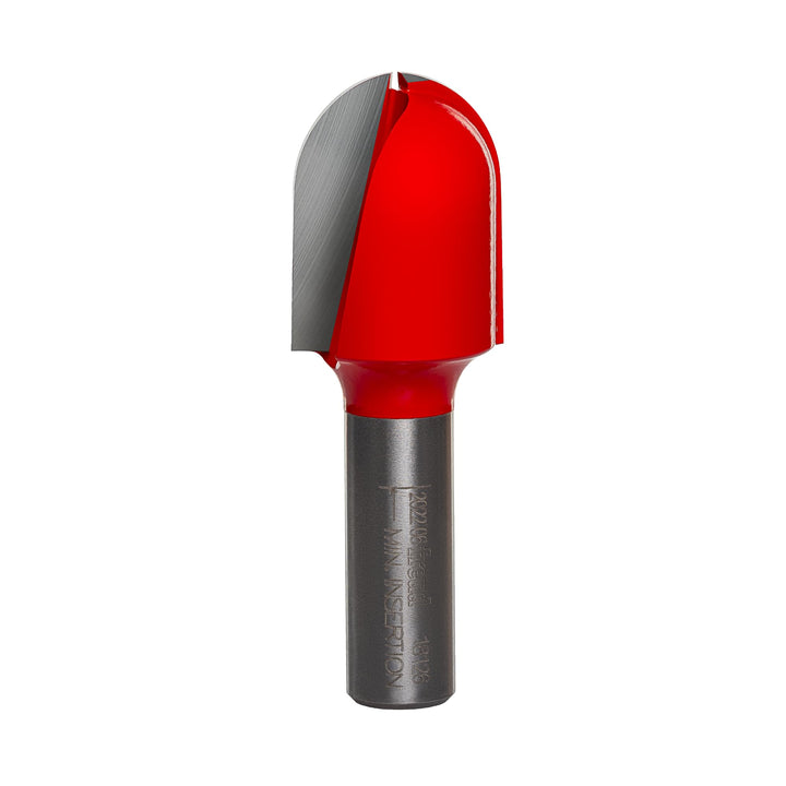 Freud 18-126: 1,27 cm Radius Rundnasen-Bit Router Bit mit Rundkopf und 1,27 cm Schaft, Router Bit mi