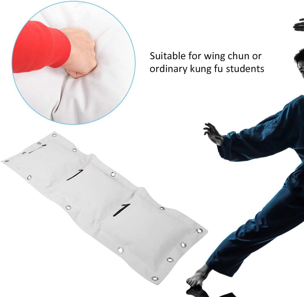 Wing Chun Sandsack, Hochwertiger Canvas Boxsack mit Reissverschluss für Kampfkunsttraining, 3 Grösse
