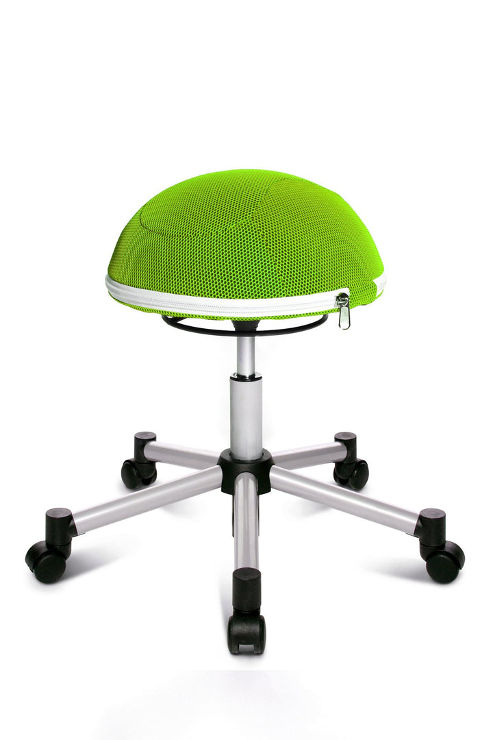 Topstar SH17BB5 Sitness Half Ball, Fitness-Hocker, Arbeitshocker, Rollhocker, Dreidimensional bewegl