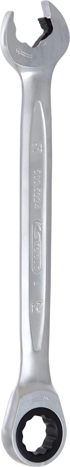 KS Tools KS 504 Tools 503.5224 DUO GEARplus Ringmaulschlüssel,Maul-Ratschenfunktion 24mm, 24mm