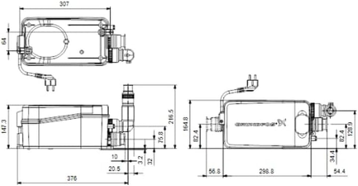 Grundfos Kleinhebeanlage Sololift2 D-2 97775318