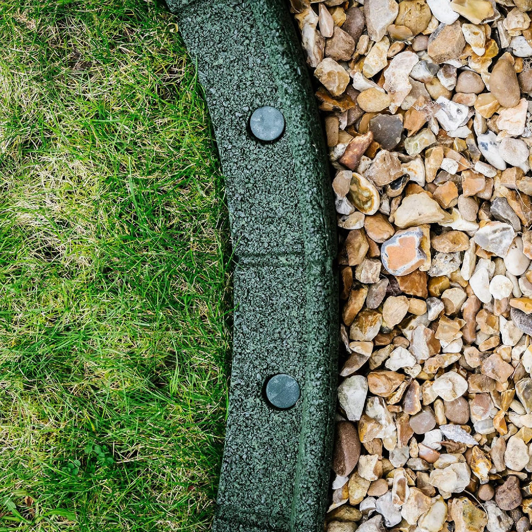 EcoShape FlexiBorder - das Flexible Rasenkantensystem (2, Grün), Grün