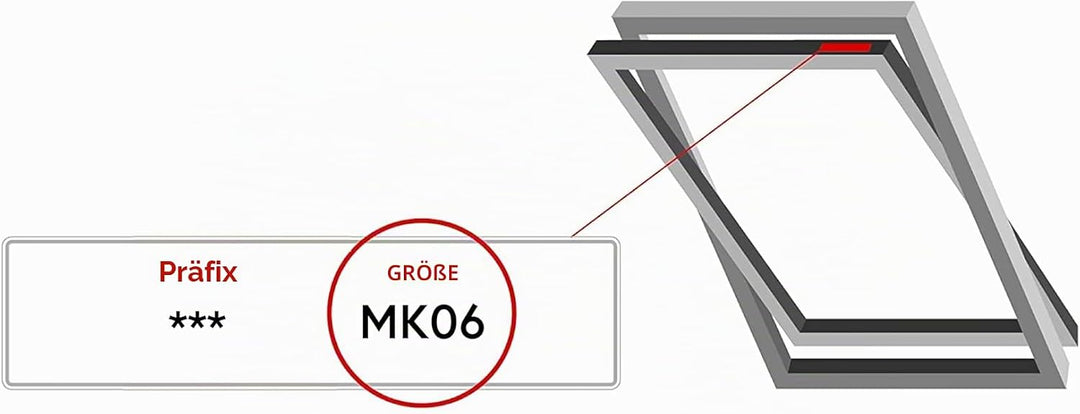 Bloc Skylight Rollo für Velux Dachfenster Blockout, weiss, MK06 MK06 Für Velux Dachfenster White, MK