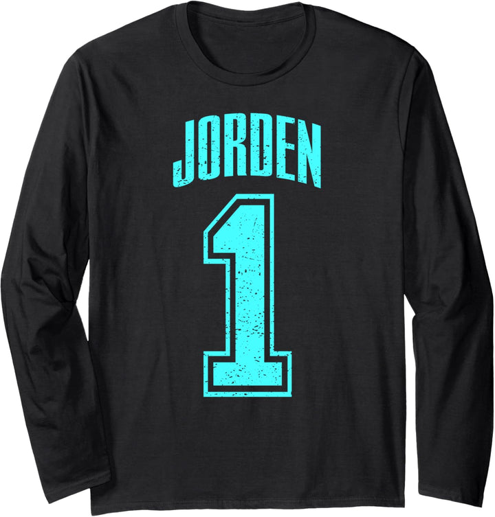 Jorden Supporter Number 1 Grösster Fan Langarmshirt