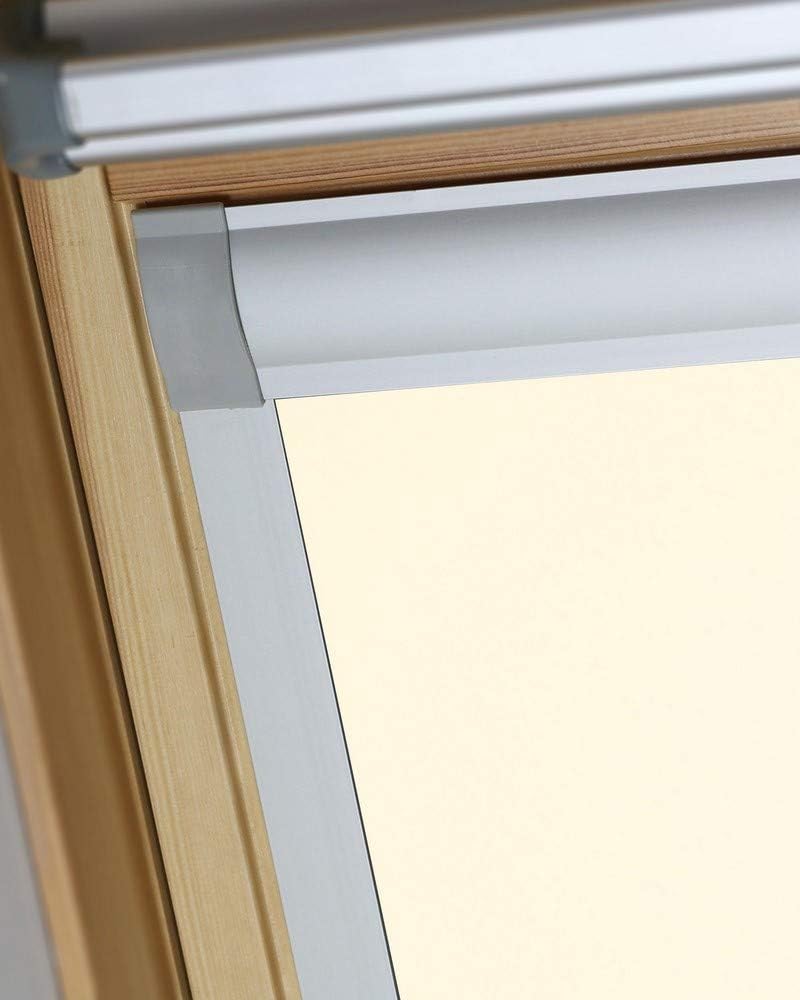 Bloc Skylight Rollo Für Velux Dachfenster Blockout, cremefarben, FK06 FK06 Für Velux Dachfenster Cre
