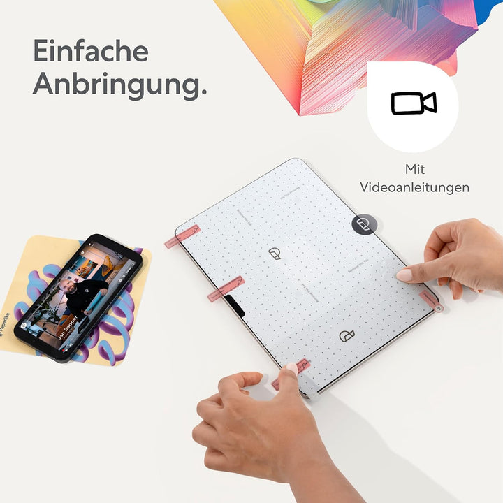 Paperlike 2.1 (2 Stück) für iPad Mini 8,3" (2021) - Transparente Folie zum Schreiben und Zeichnen wi