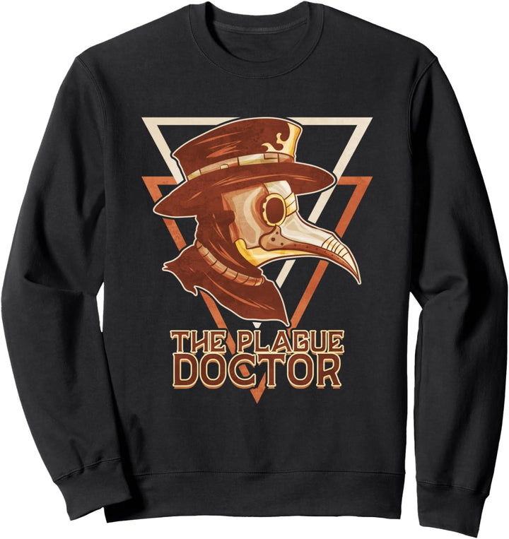The Plague Doctor - Retro Vintage Pestdoktor Steampunk Maske Sweatshirt