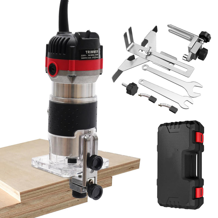 1/4" Electric Holzfräse Kantenfräse Holzbearbeitung Oberfräse Holz Laminergerät Router Verbinder für