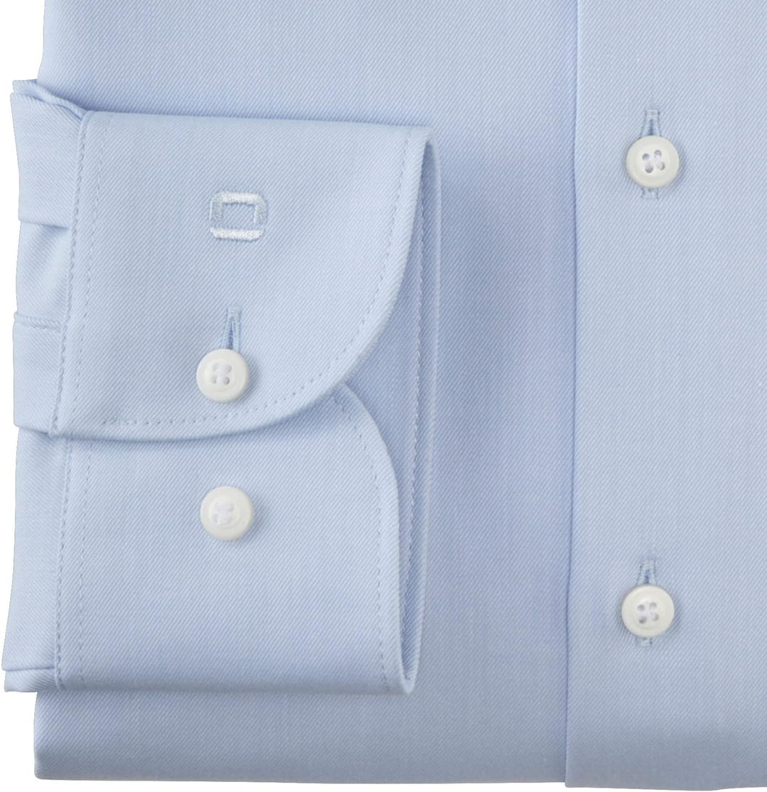 OLYMP Herren Oberhemd Langarm 073464,Twill,Level 5 Body fit (15.05.2015 - F16),Modern Kent 37 Bleu,