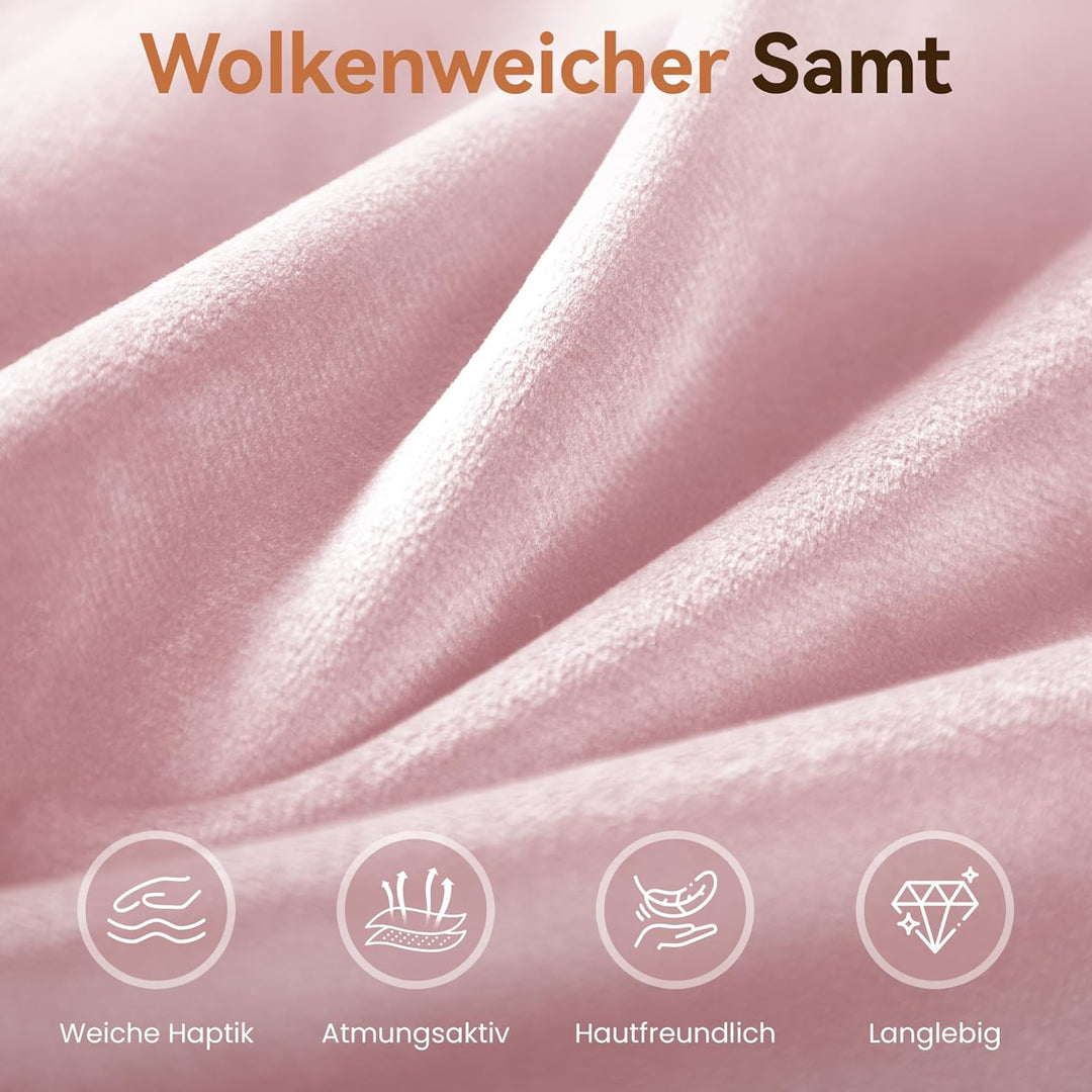 YOUDENOVA Schreibtischstuhl, Drehstuhl mit Rollen, Schminkstuhl Höhenverstellbar, Homeoffice Stuhl,