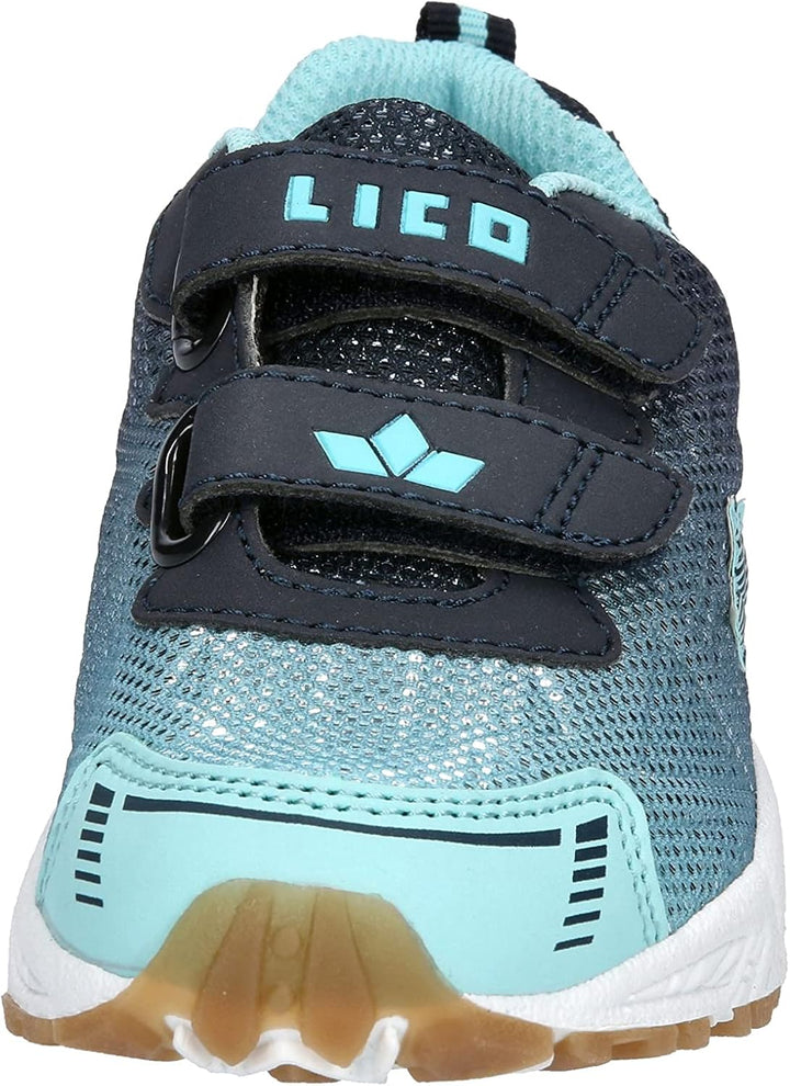 Lico Unisex Kinder Flori V Hallenturnschuhe 30 EU Marine Türkis, 30 EU Marine Türkis