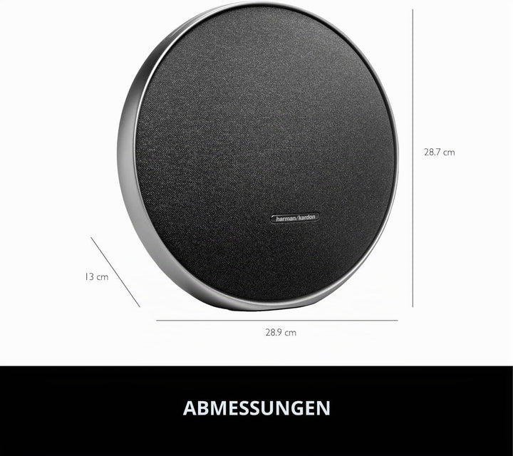 Harman Kardon Onyx Studio 9 Tragbares Bluetooth-Lautsprecher-Set, Selbstabstimmung, integrierter Akk
