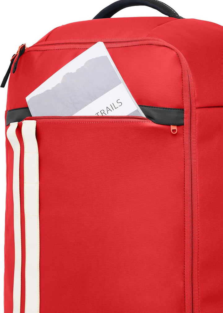 VAUDE Grosser Trolley mit leisen Rollen Einheitsgrösse Rot, Einheitsgrösse Rot