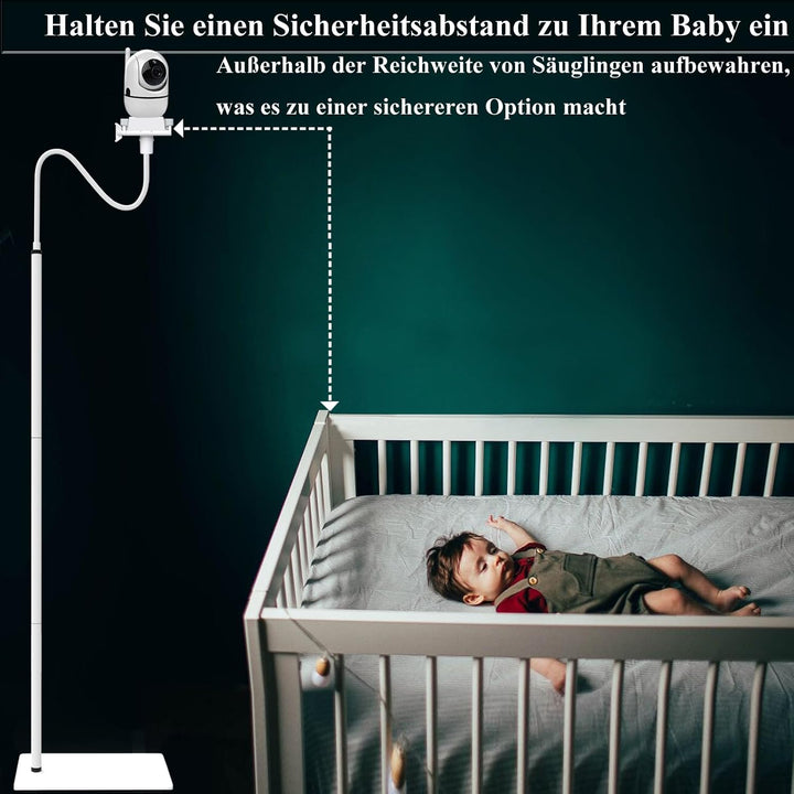 Derebir Babyphone Halterung für Philips Avent Babyphone SCD923/26,SCD843/26 Boden Multifunktionsstän