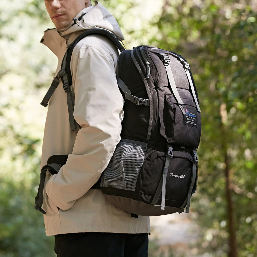 MOUNTAINTOP 40L Wanderrucksack Herren Damen Trekkingrucksack Backpacker Reiserucksack Outdoor Campin