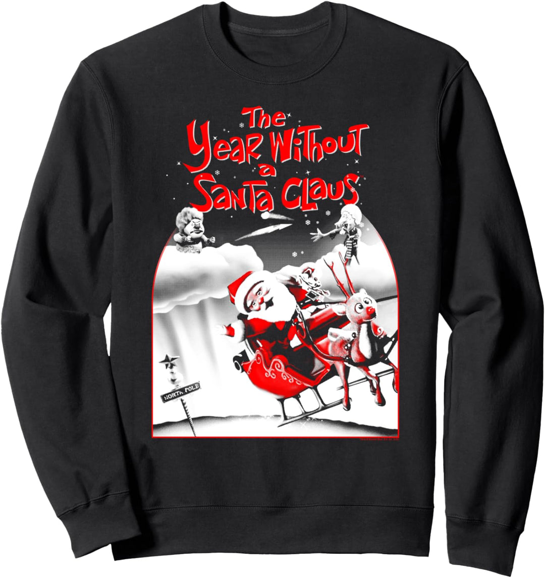 The Year Without a Santa Claus Santa Poster A Weihnachtsmann Sweatshirt