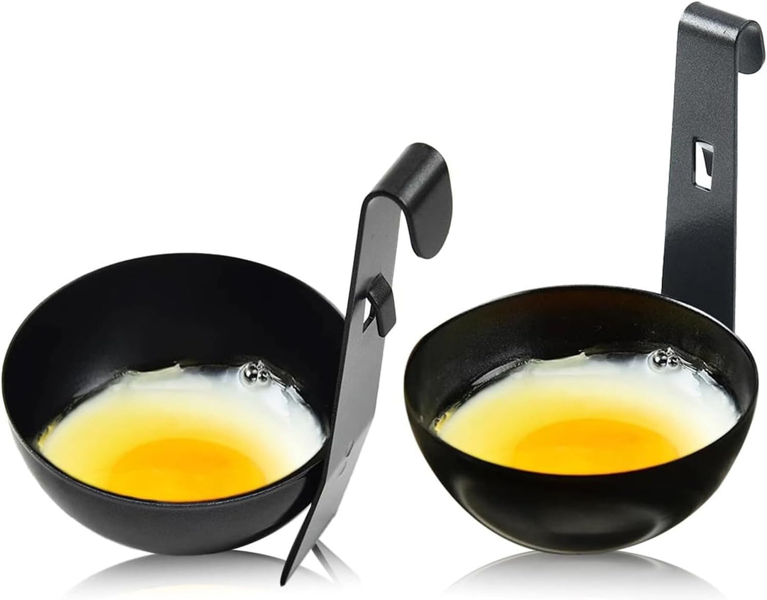 2pcs Eierwilderer Nicht-Stick Leicht zu Reinigen Edelstahl-Eierwilderer, Suppen oder Nudeln, Zeitspa
