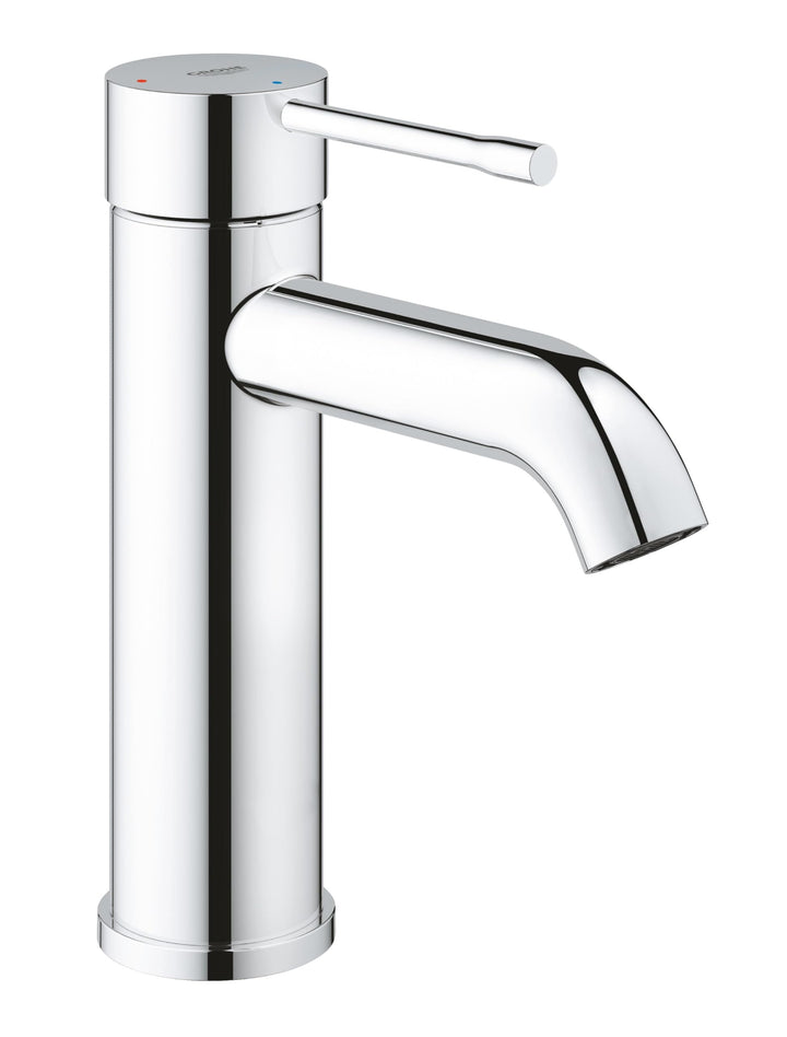 GROHE Essence - Einhand-Waschtischarmatur (wassersparend, Einlochmontage, langlebige Oberfläche), ch