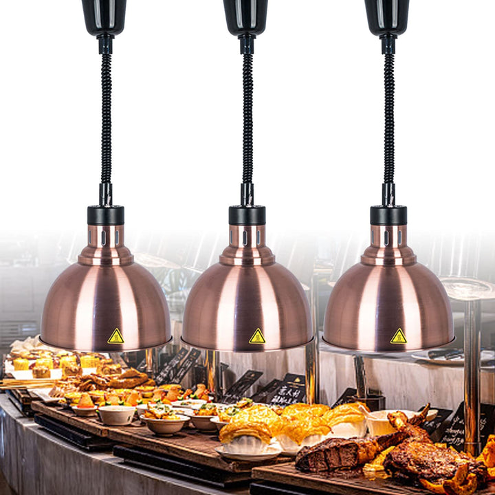 Waermelampen Kueche, Gewerbliche Einstellbare Speisenwärmer, Lebensmittel Heizlampe für Essen Warmha