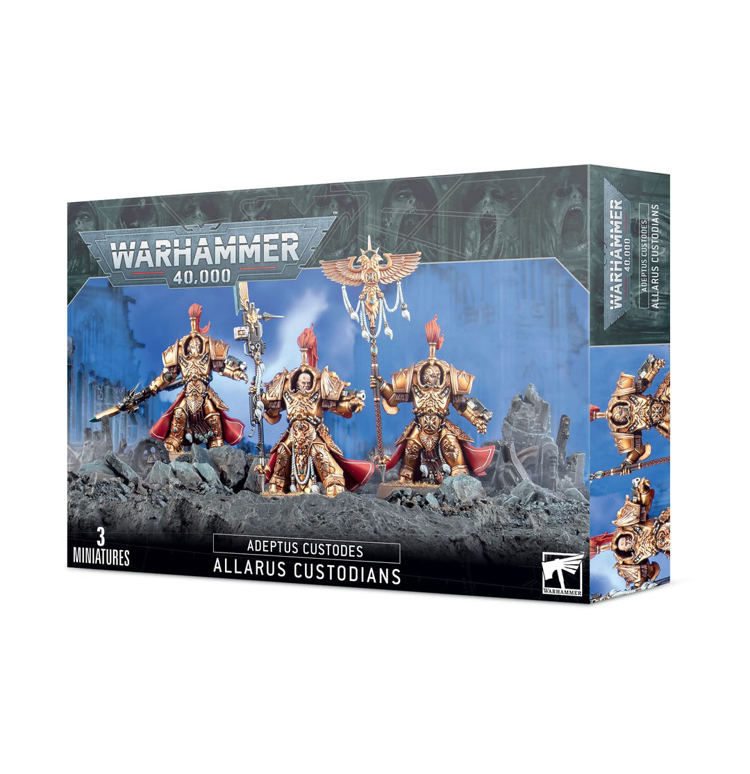 Games Workshop Warhammer 40k - Adeptus Custodes Allarus Custodian, Schwarz