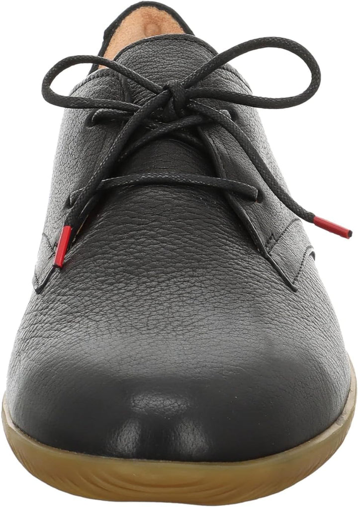 Think! Herren Hauki Chromfrei Gegerbte Nachhaltige Schnürhalbschuhe 44 EU 0000 Schwarz, 44 EU 0000 S