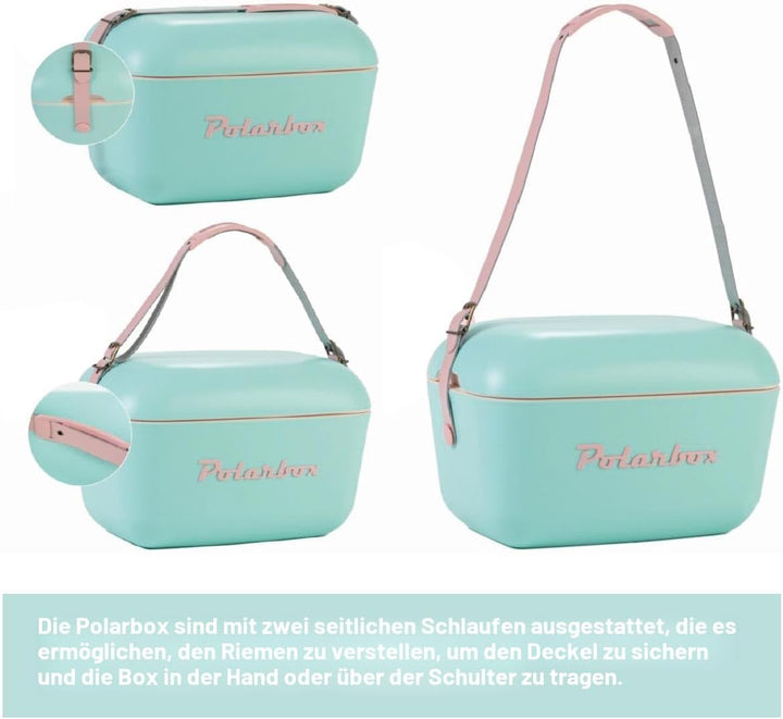 Polarbox Kühlbox - Kühltasche Klein 20L, Camping Kühlschrank, Kühlboxen, Kühlbox Klein, Gefrierbox,