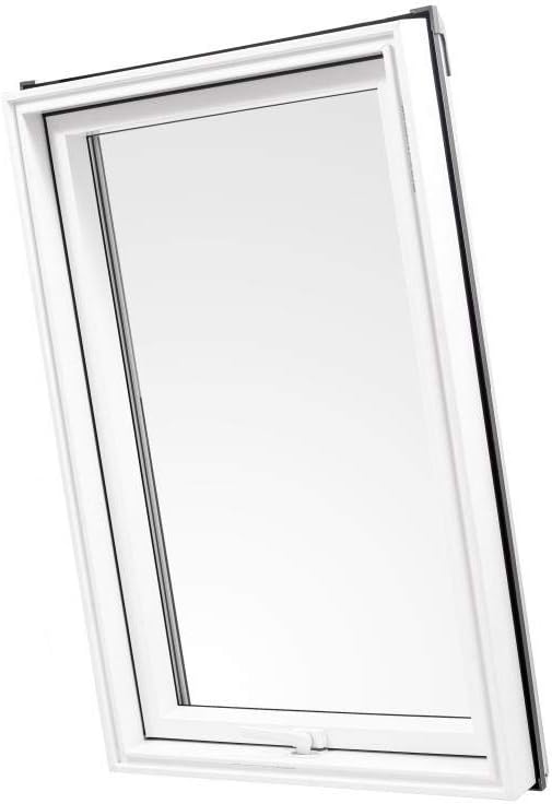 AFG Schweiz - Skylight Kunststoff Dachfenster PVC 94x140 mit Eindeckrahmen Schwingfenster Dachfläche