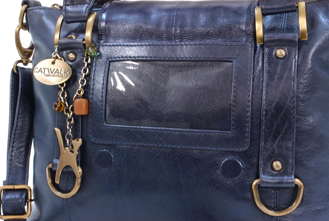 Catwalk Collection Handbags - Leder - Umhängetasche/Handtasche - Handtasche mit Schultergurt/Schulte