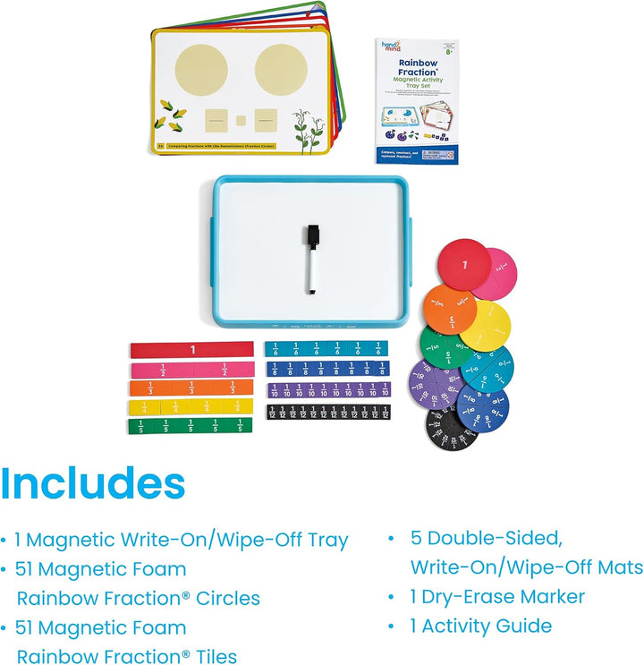 Learning Resources Rainbow Fraction Magnetisches Aktivitätsset