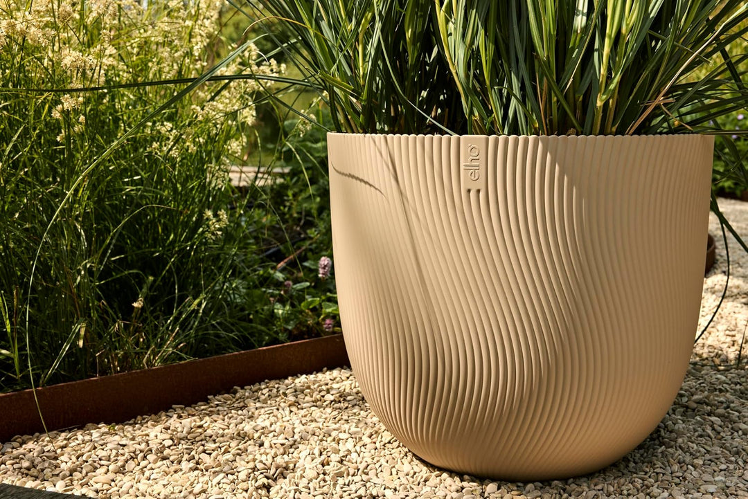 elho Sereh Rund 40 - Blumentopf für Innen und Aussen - 100% recyceltes Plastik - Ø 39.0 x H 33.3 cm