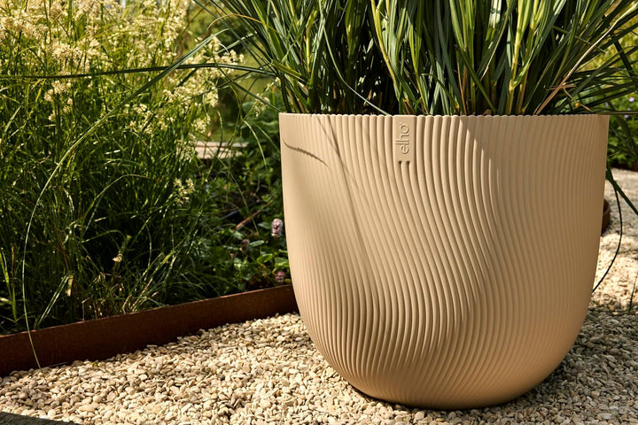 elho Sereh Rund 40 - Blumentopf für Innen und Aussen - 100% recyceltes Plastik - Ø 39.0 x H 33.3 cm