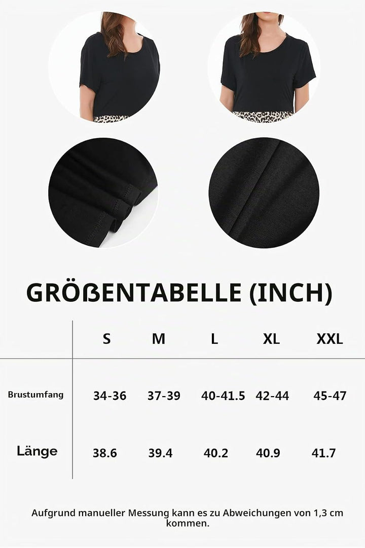 Smallshow Damen Lässiges Kurzarm Stillkleid Umstandskleid für Stillen, Armeegr&amp;