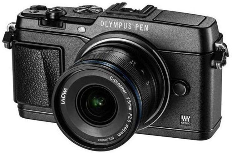 Laowa Objektiv VE7520MFTSTBLK, 7,5 mm für Micro 4/3 Kameras (16,9 MP, HD 720 P), Schwarz