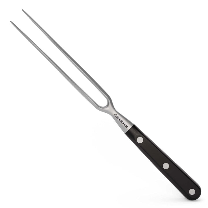 Giesser seit 1776 - Made in Germany - Tranchiergabel geschmiedet schwarz Skyline black, 18 cm, Krück