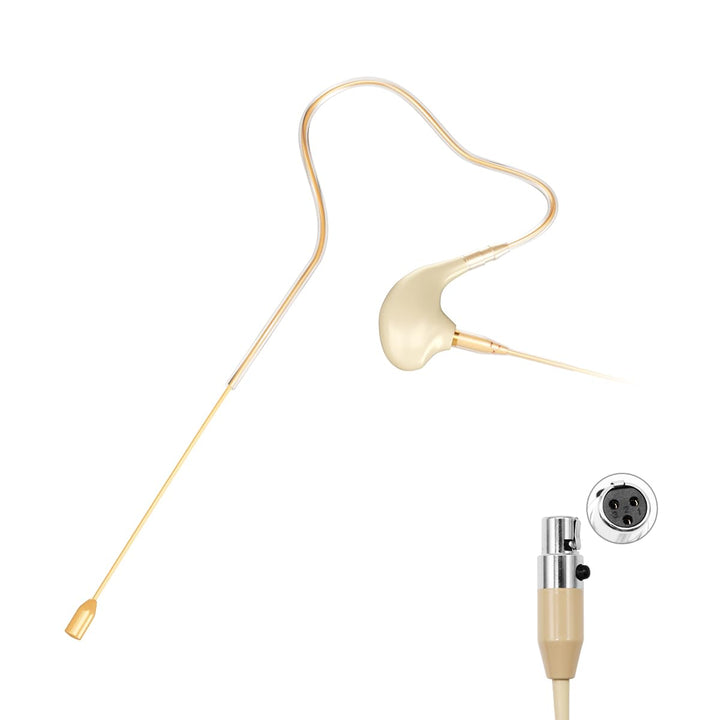 KIMAFUN Ohrset-Mikrofon Headset Einzel-Ohrhörer Ohrbügel, Über dem Ohr Hängendes Kondensatormikrofon