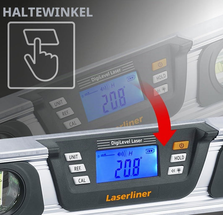Umarex Laserliner DigiLevel Laser G40 digitale Elektronik-Wasserwaage (Messgerät elektronisch, digit
