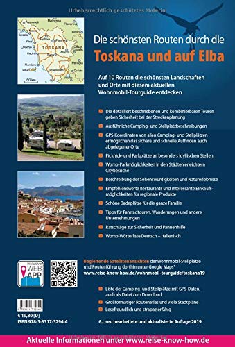 Reise Know-How Wohnmobil-Tourguide Toskana und Elba: Die schönsten Routen, Taschenbuch