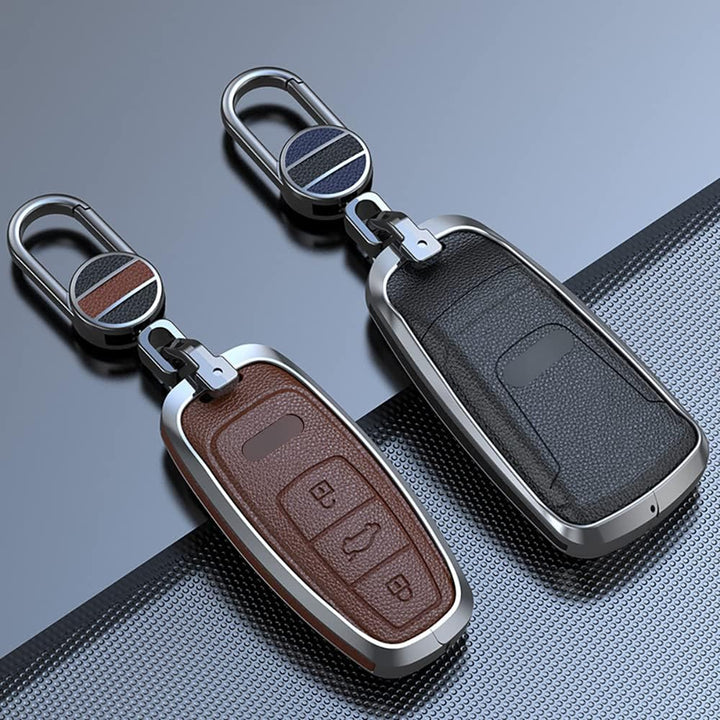 ontto Autoschlüssel Hülle Schlüsselanhänger Passt für Audi A4 B9 A5 A6 8S 8W Q5 Q7 4M S4 S5 S7 TT TT