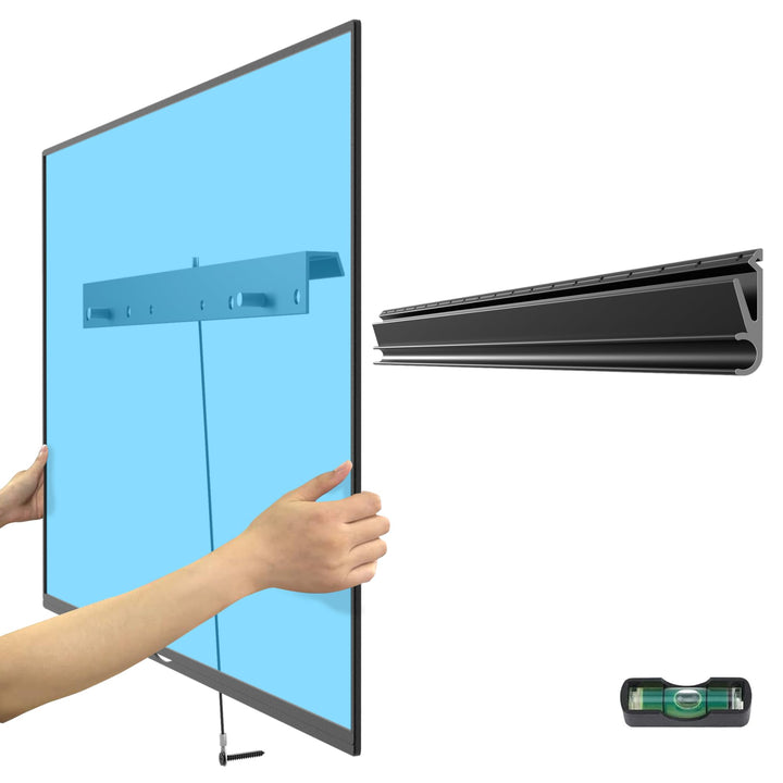 TV Wandhalterung für Rigipswand ohne Schrauben, für 26-55 Zoll Flachbildfernseher bis 45 kg, ultrasc