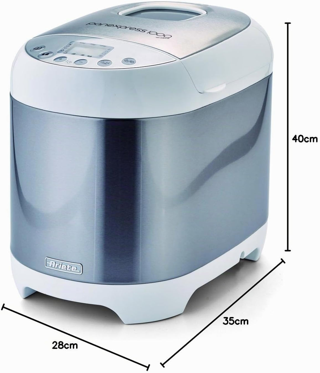 Ariete 133 Pane Express Brotbackautomat, Edelstahl, 1 Kilogram, Silber Panexpress
