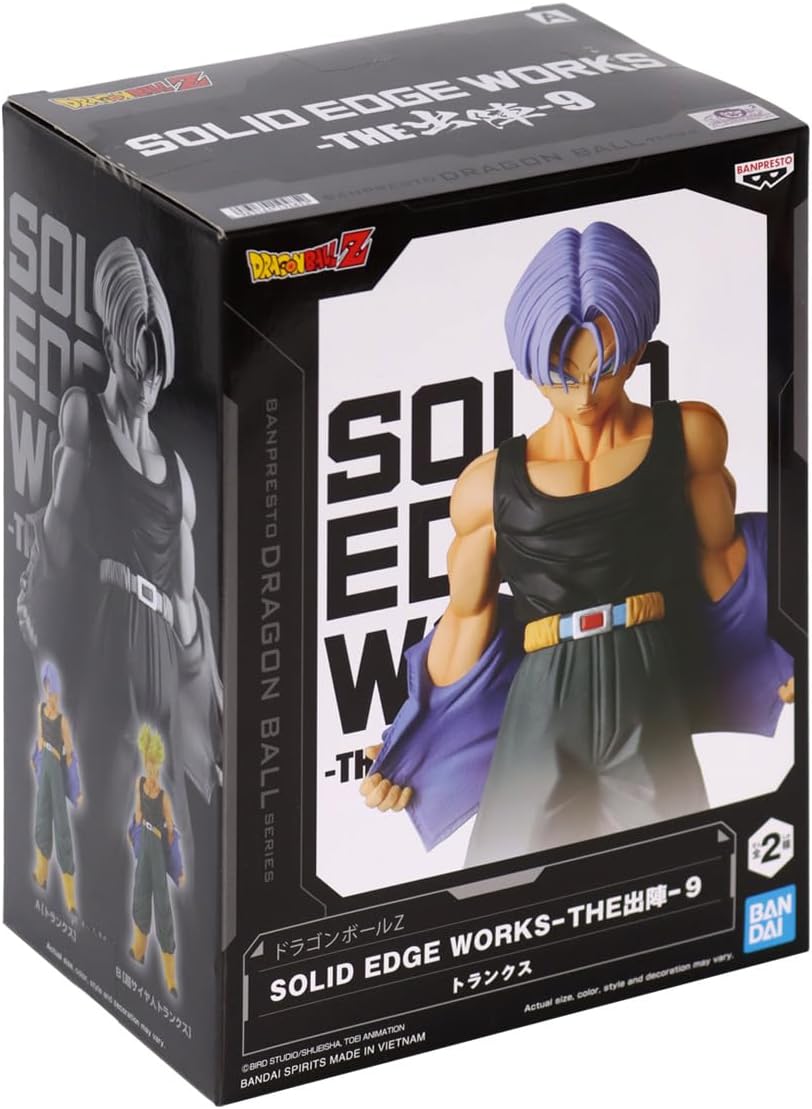 Banpresto - Actionfigur Trunks Dragon Ball Z, Solid Edge Works, 21 cm, BP19485, Mehrfarbig