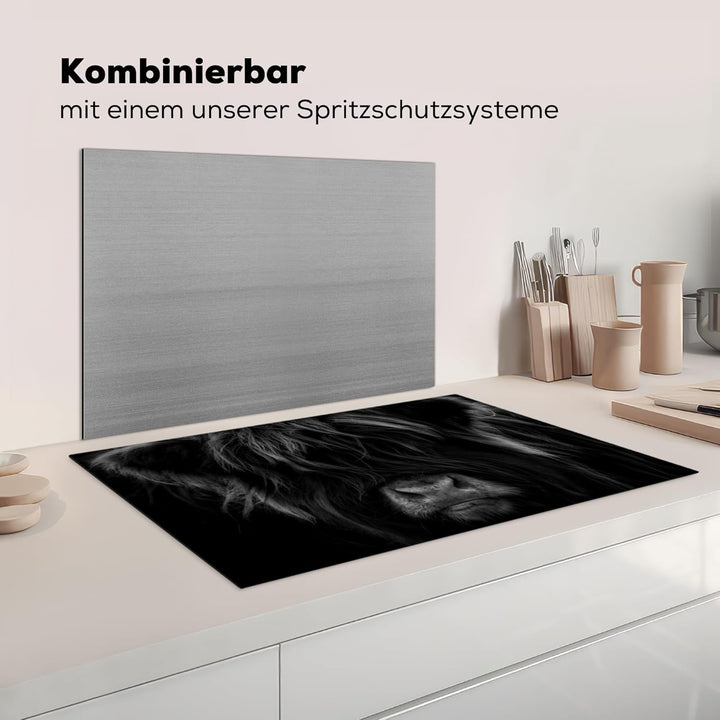 Herdabdeckplatte Einteilig Küche Herdabdeckung Induktionsfeld Ceranfeld Herdabdeckplatten Vinyl Matt