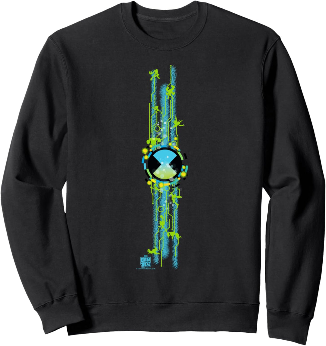 Ben 10 Ben Symbol Column Sweatshirt